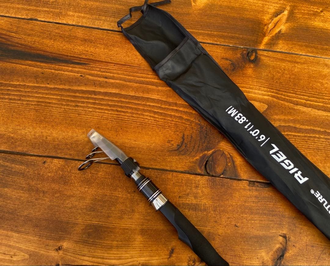 テレスコロッド　バスロッド　ライトゲーム 6ft 183 スピニング　バス釣り