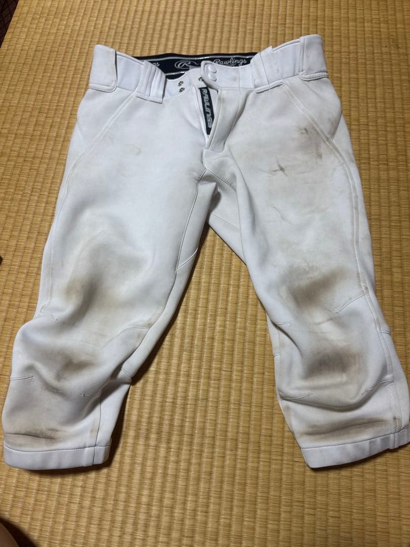 【公式戦対応】野球用ズボン　ショートフィットＬ　３枚セット