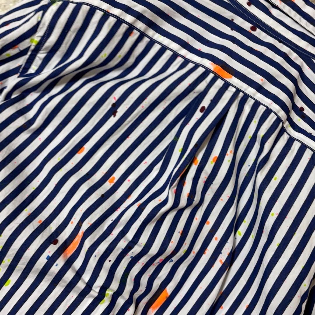 極美品 ポロラルフローレン シャツ スプラッターペイント M RELAXED