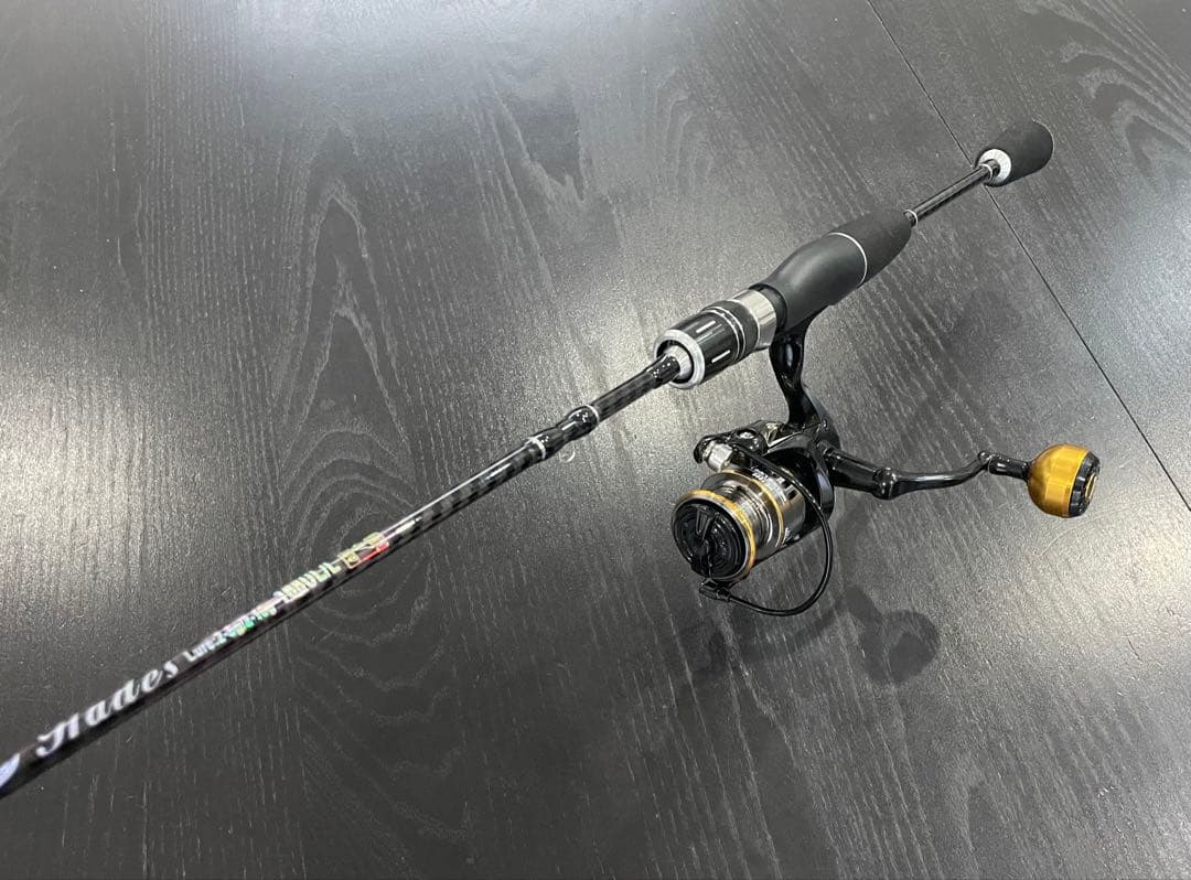 アジングセット2ピーススピニングロッド&2000番リール・ダイワ月下美人ワーム付