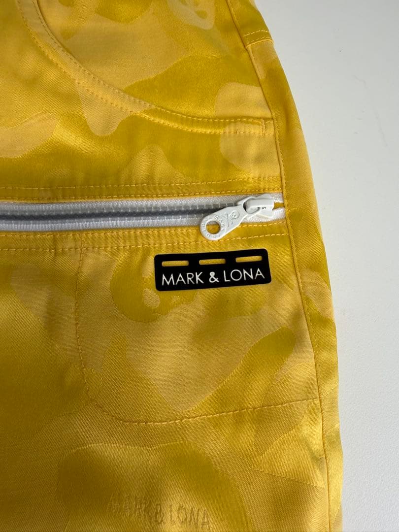 MARK & LONA カモフラージュパンツ イエロー 48