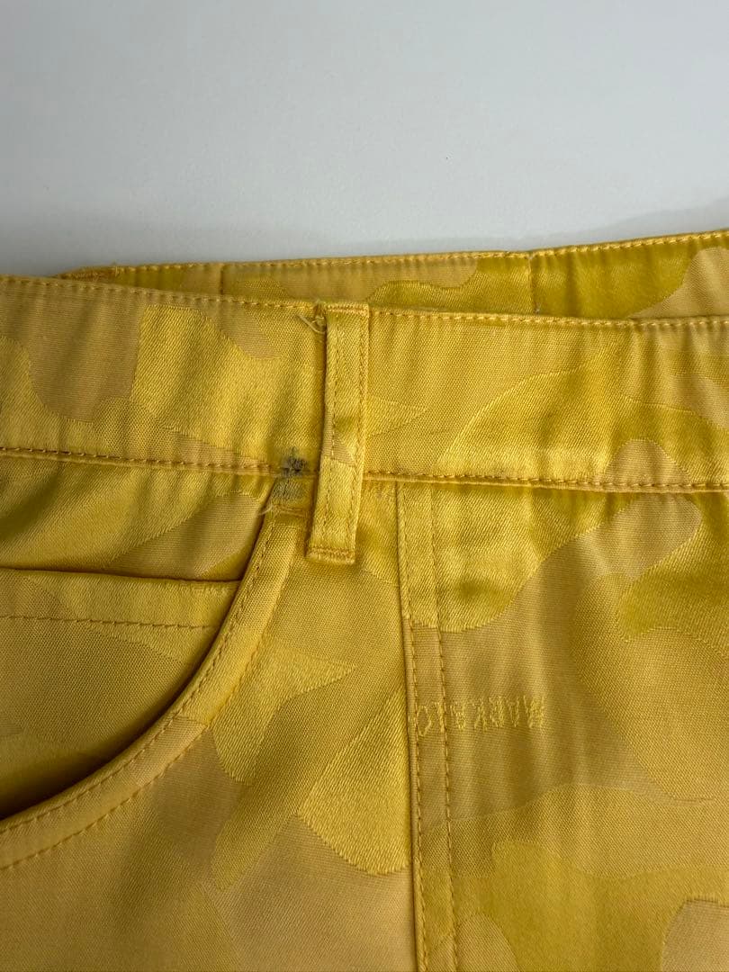 MARK & LONA カモフラージュパンツ イエロー 48