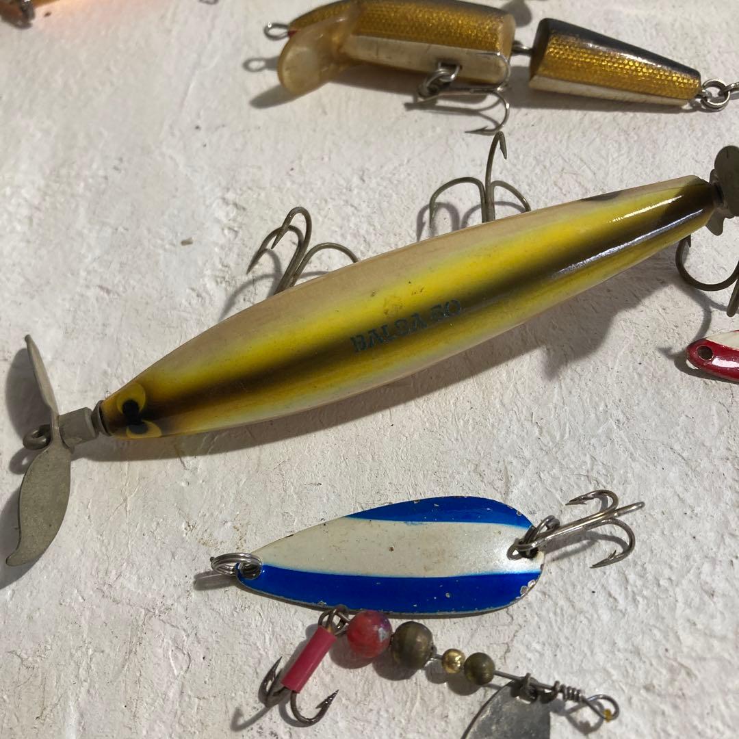 除*ー様 古いルアー まとめて バルサ50 など オールドルアー
