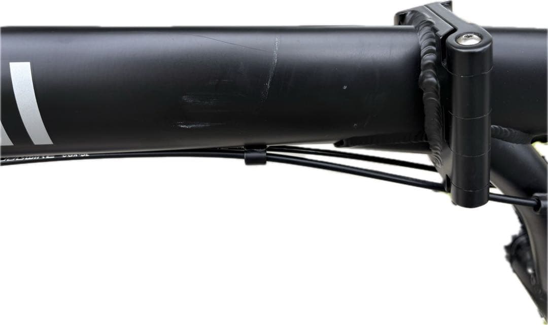 正規品 MINI 折りたたみ自転車 ブラック サドルバッグ付き