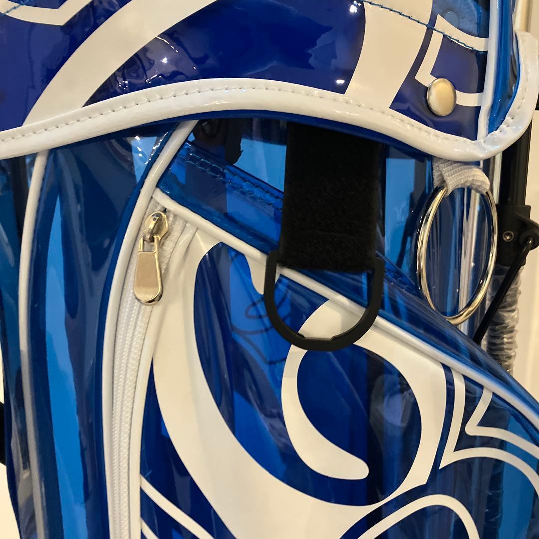 UNDEFEATED キャディバッグ 青