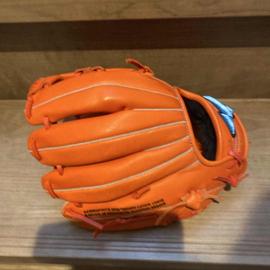 新品同様！ミズノ　セレクト9 一般軟式用　オレンジ