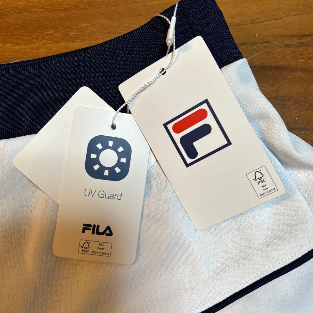 FILA VL2824 テニススカート Lサイズ ホワイト新品