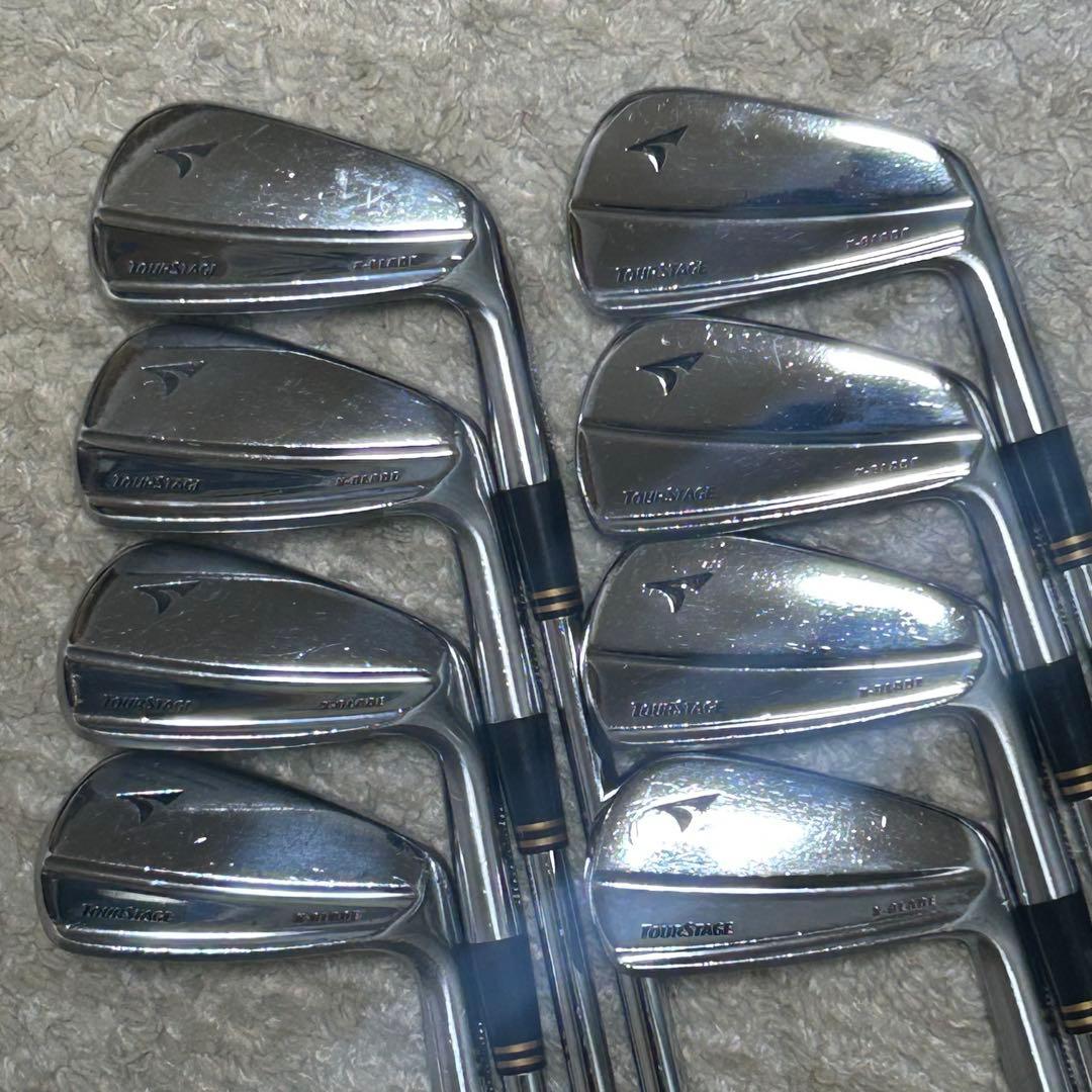 名器　ツアーステージ　X-BLADE マッスルバック　８本　アイアンセット