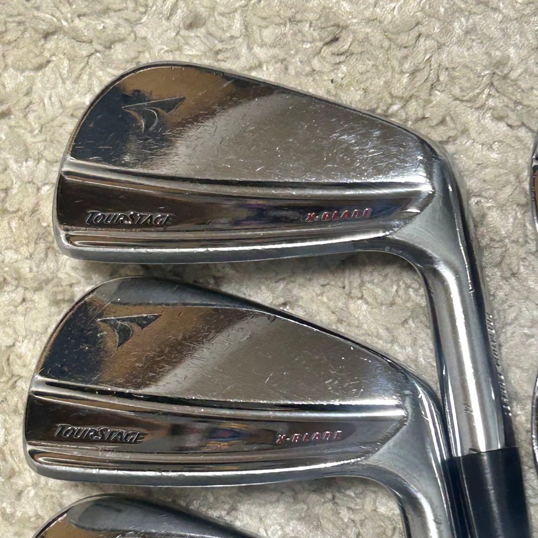 名器　ツアーステージ　X-BLADE マッスルバック　８本　アイアンセット