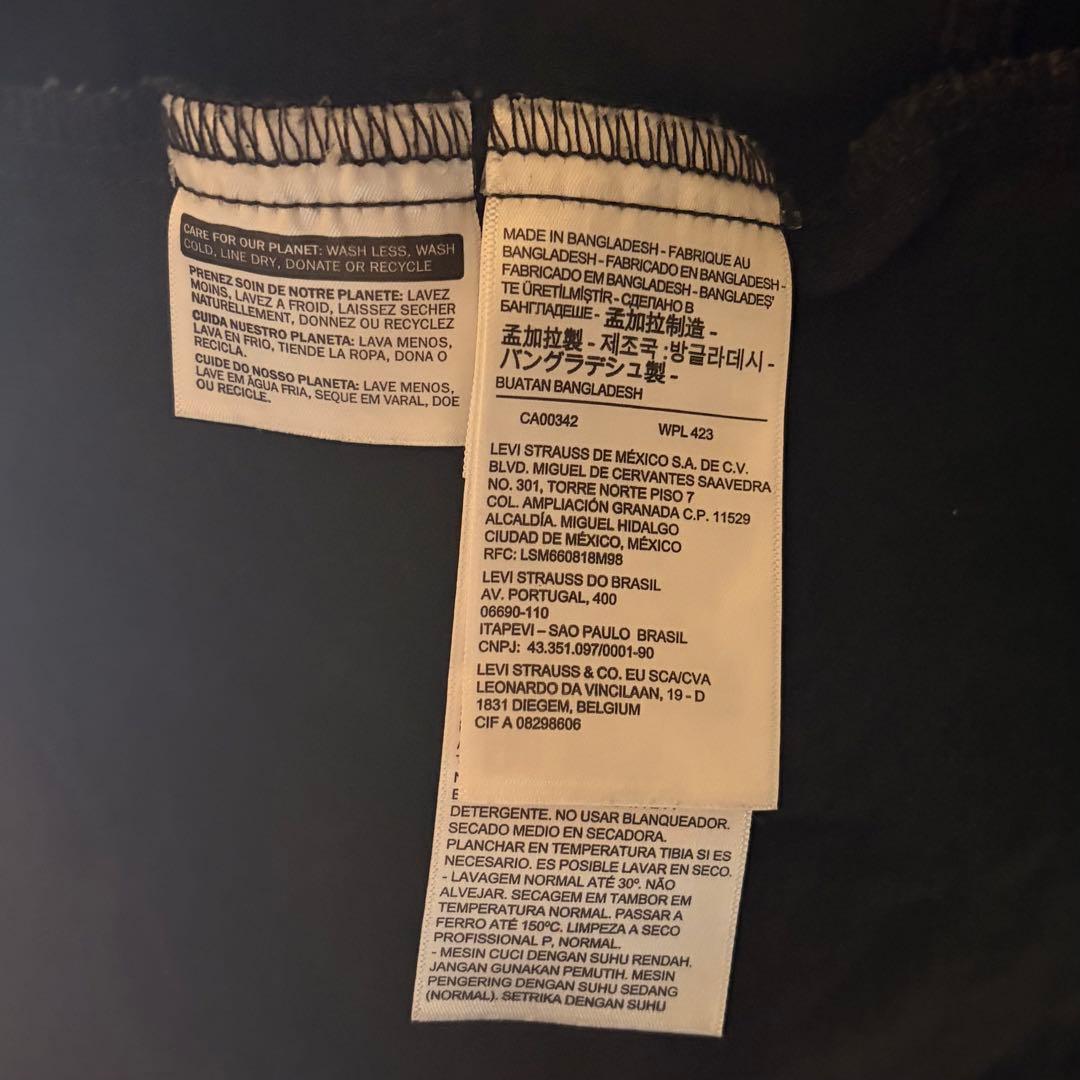 【Levi’s】ブラック デニムジャケット 4XL ビッグサイズ