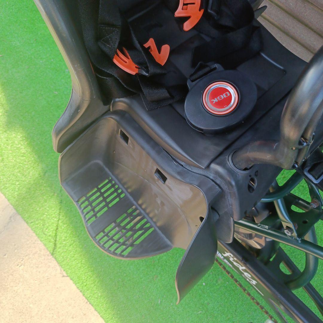 【引取中】子供乗せ自転車 （fides20インチ濃い緑）　非電動