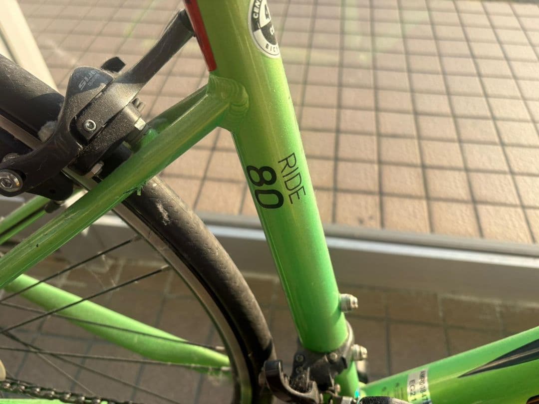 美品 MERIDA RIDE 80 アルミロードバイク グリーン Shimano