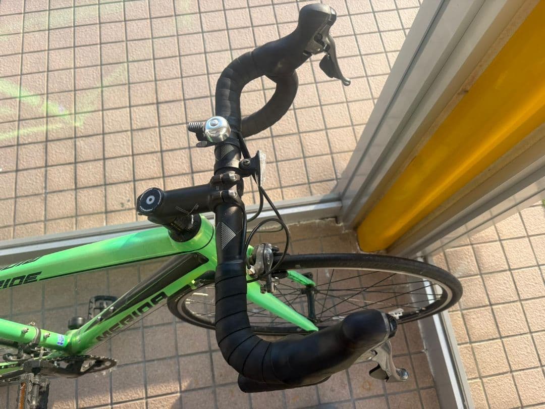 美品 MERIDA RIDE 80 アルミロードバイク グリーン Shimano