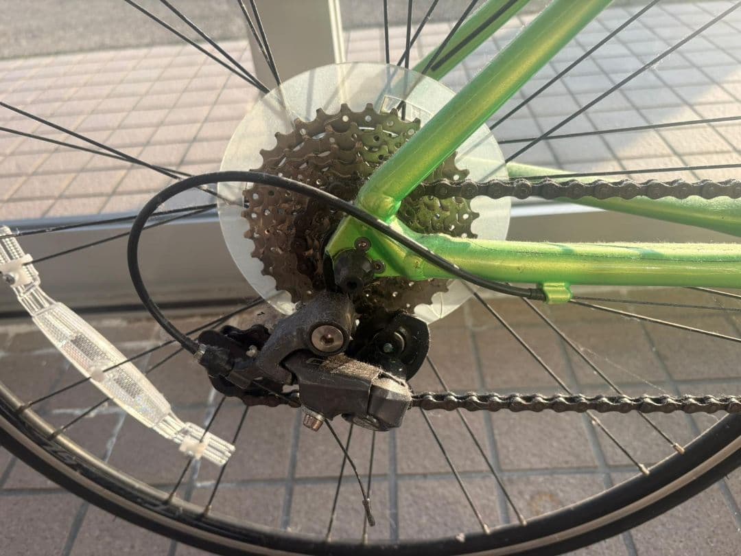 美品 MERIDA RIDE 80 アルミロードバイク グリーン Shimano