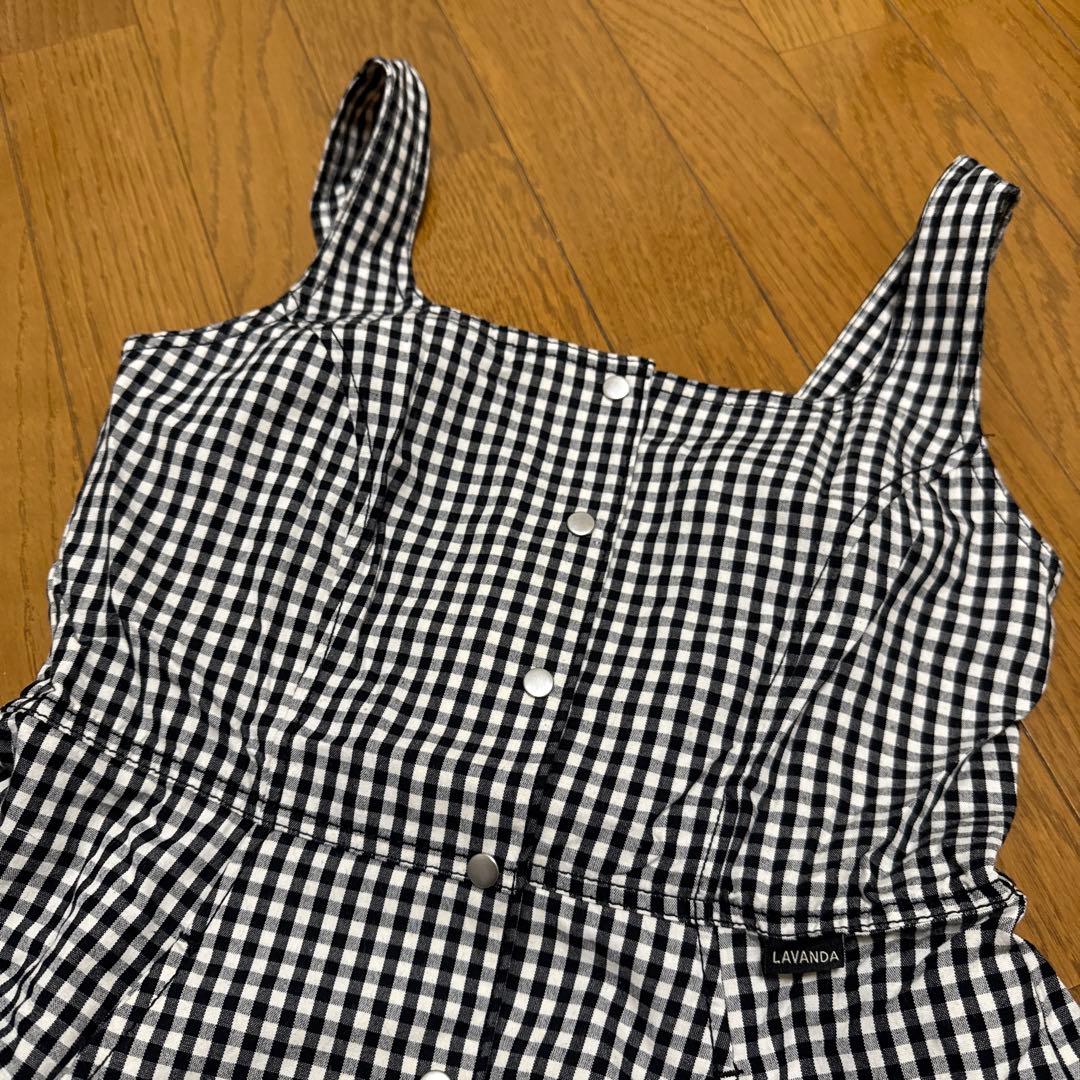 【yayoiさん専用】LAVANDA フロントボタンジャンパースカート