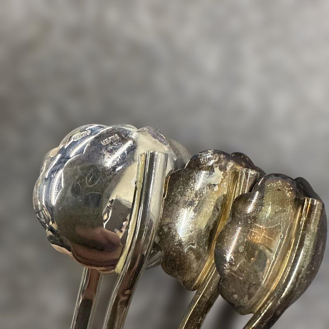 Silver花形スプーンセット 117g