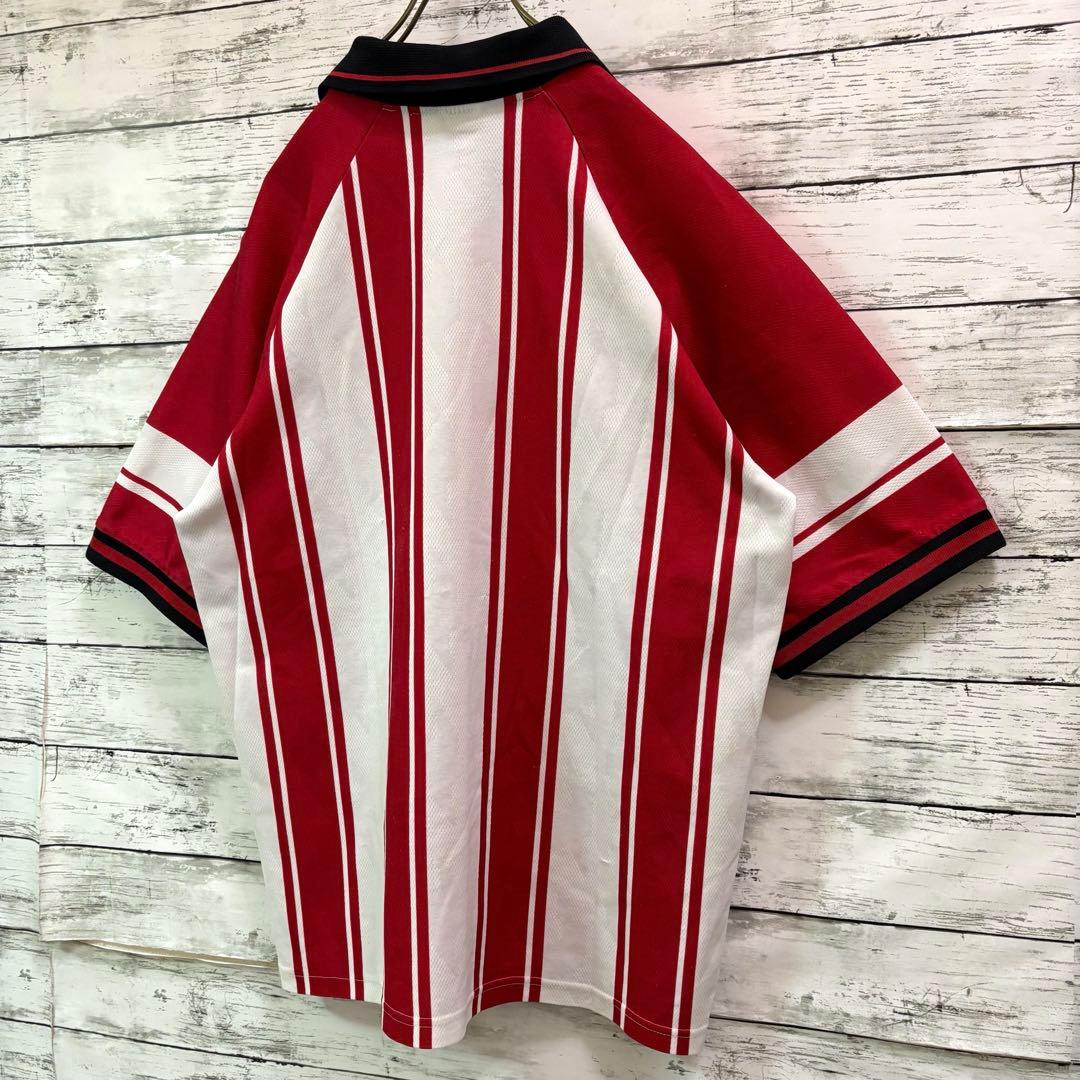 【希少】90s 銀タグ ナイキ ゲームシャツ ユニフォーム 刺繍ロゴ UK製 L