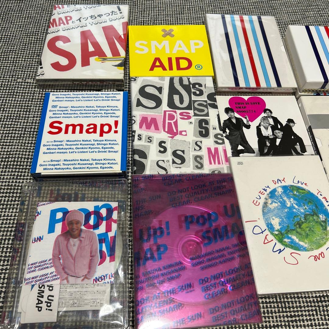 特典付き【公式】SMAP CD/DVDまとめ売り