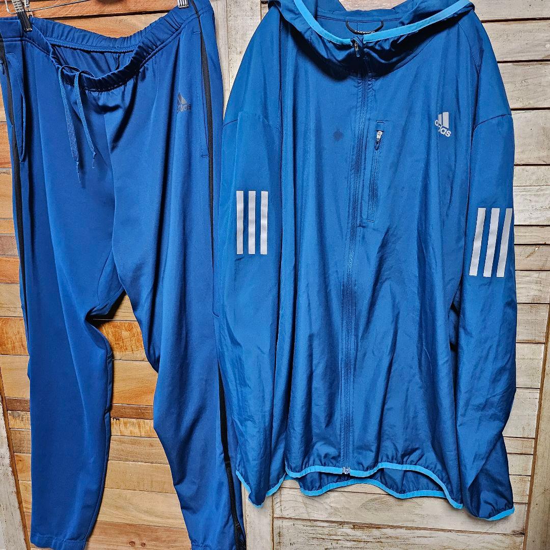 アディダス ランニング ジャージ ウィンド 上下セットアップ メンズ XO