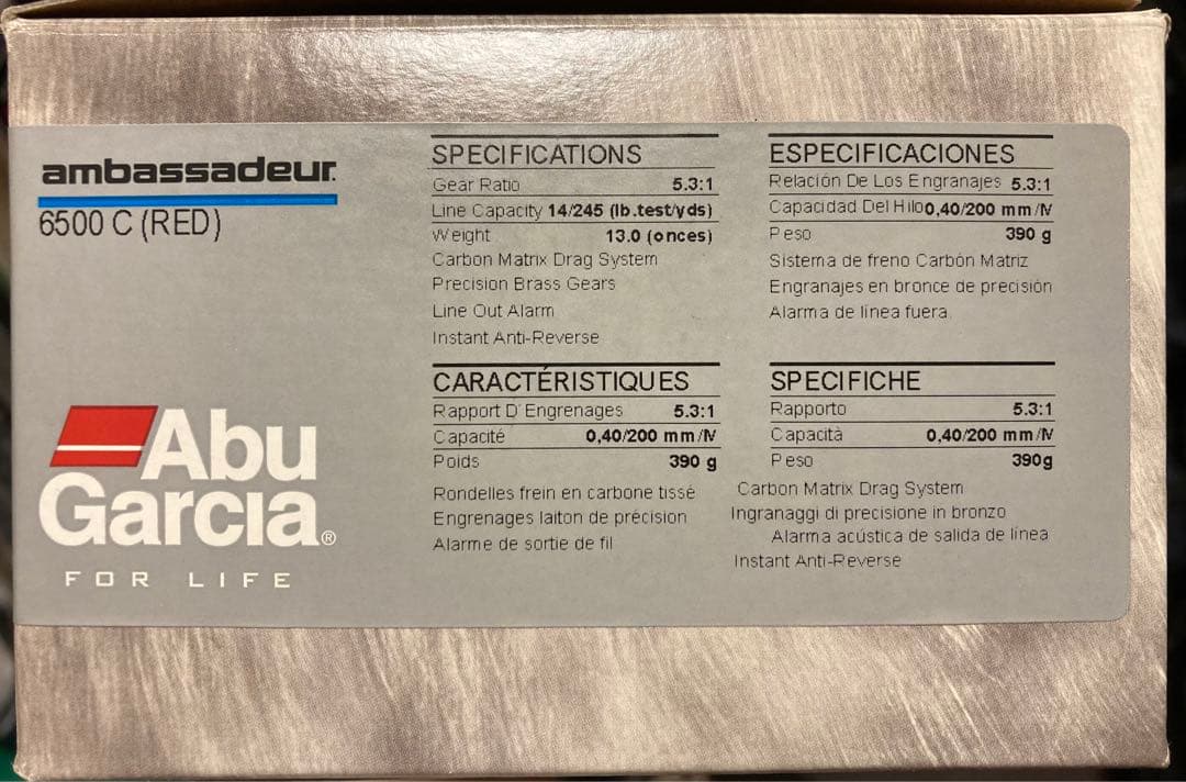 【未使用】Abu Garcia Ambassadeur 両軸リール　6500C