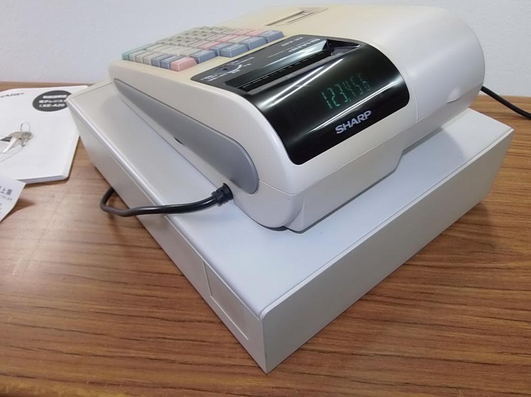 設定無料 SHARP XE-A20 レジスター A4サイズ 250811