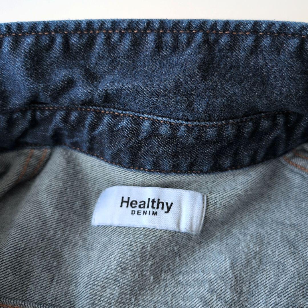 美品ヘルシーデニム　デニムシャツ　デニムジャケット　サイズ1　インディゴ