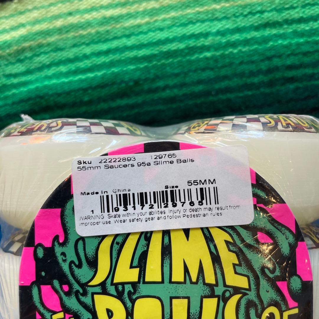 Slime Balls スライムボウル55mm 95A スケボーウィール