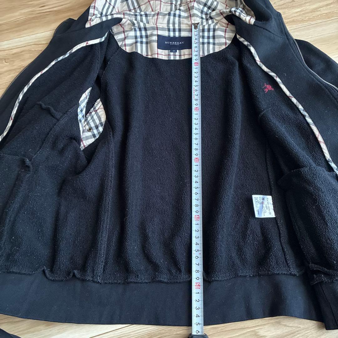 BURBERRY LONDON フード付パーカー　ブラック
