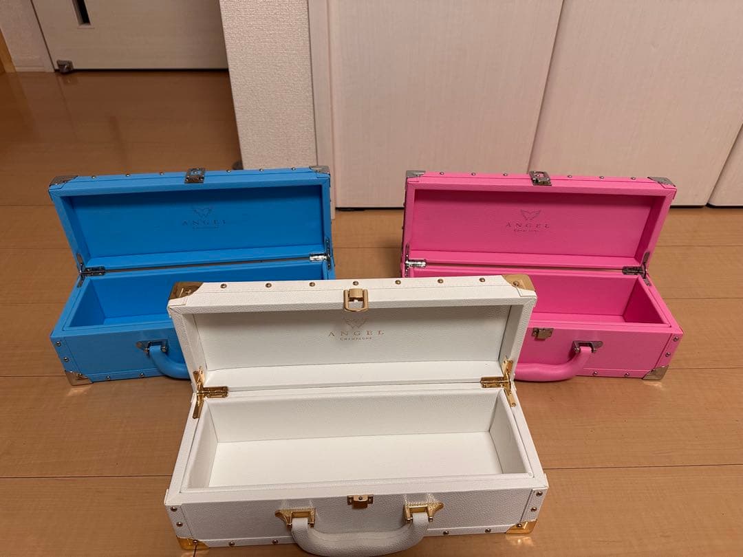 ANGEL エンジェル シャンパン ケース空箱 ３個。