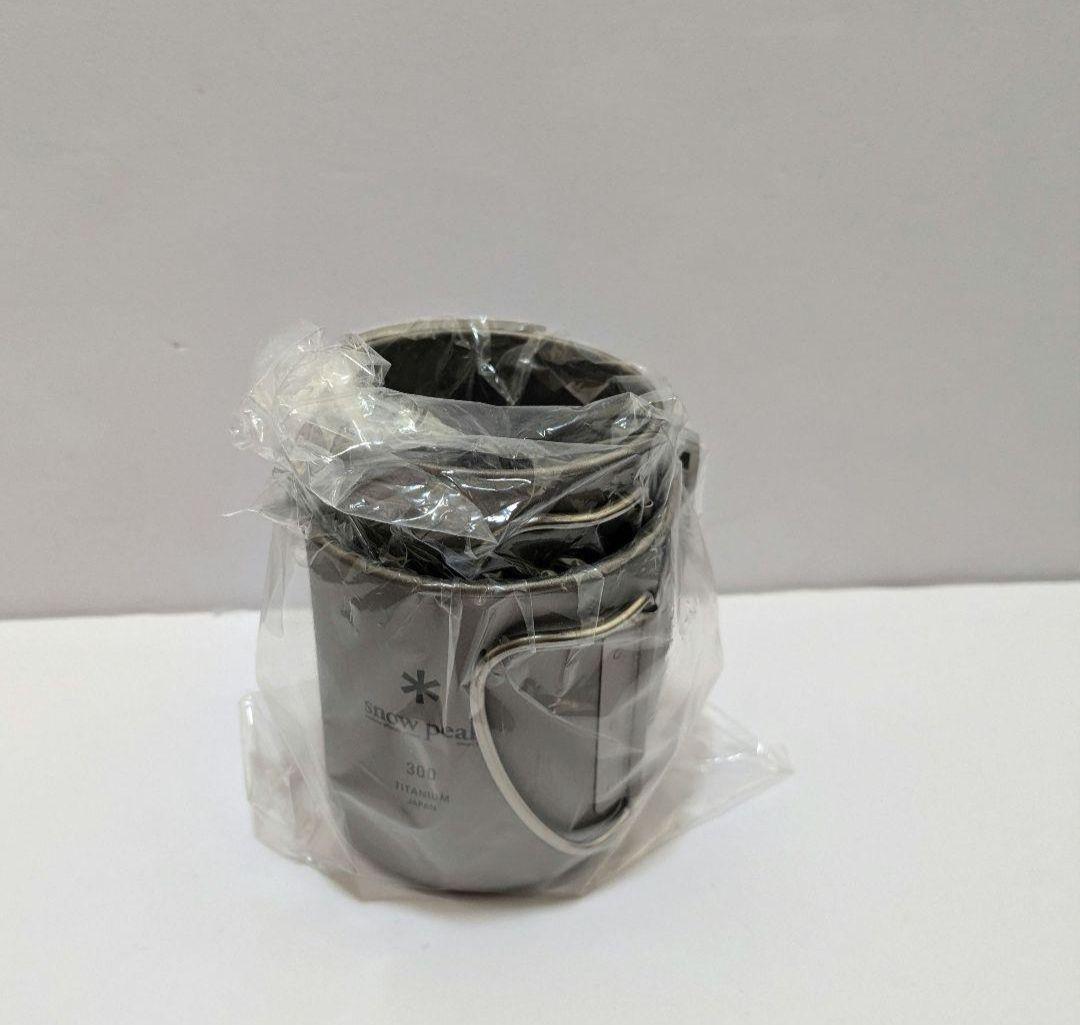 【新品】　スノーピーク　チタンシングルマグ　2個セット　300ml　220ml