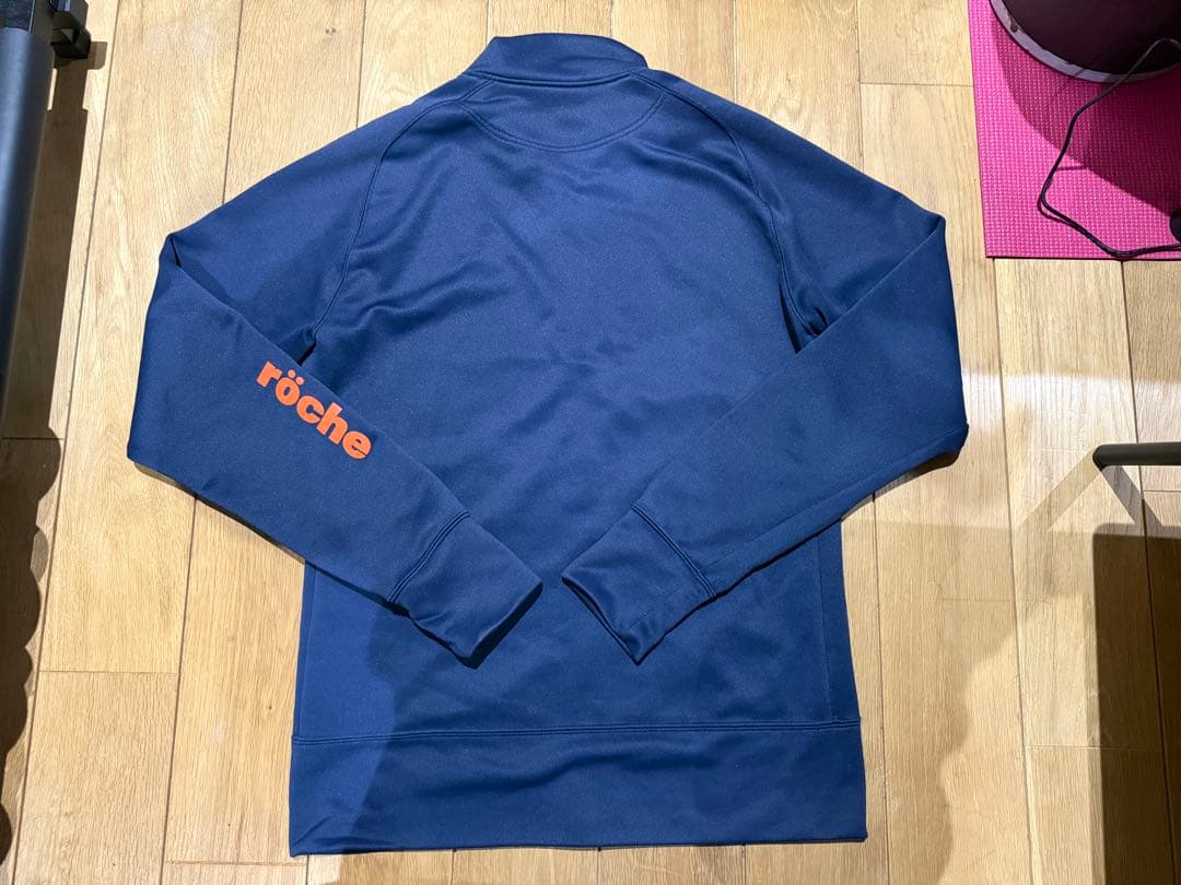 ゆき　roche メンズジャージ上下セット ネイビー Lサイズ 中古品