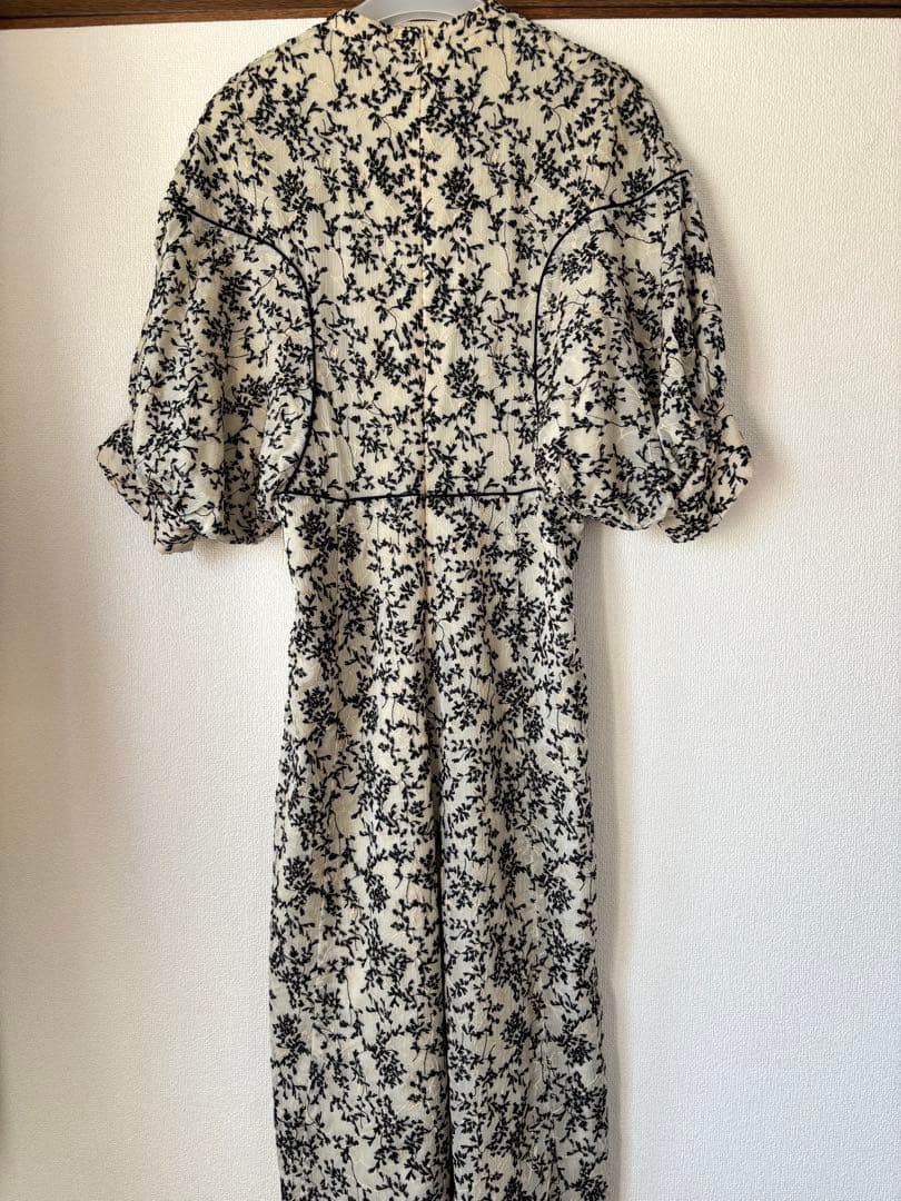 ワンピース CLANE FLORET EMBROIDERY ARM ONE PIECE