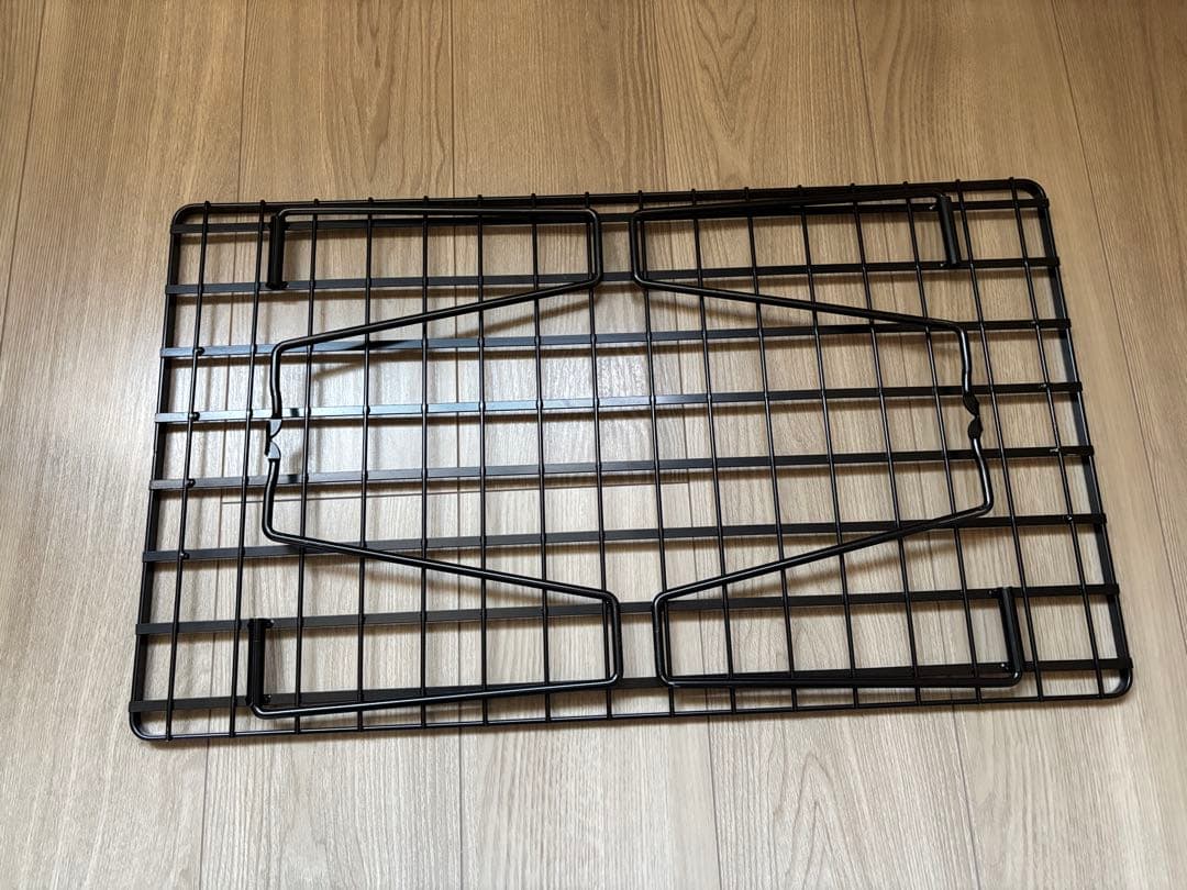 キャンピングムーン IGTグリルテーブル &ユニフレーム　フィールドラック