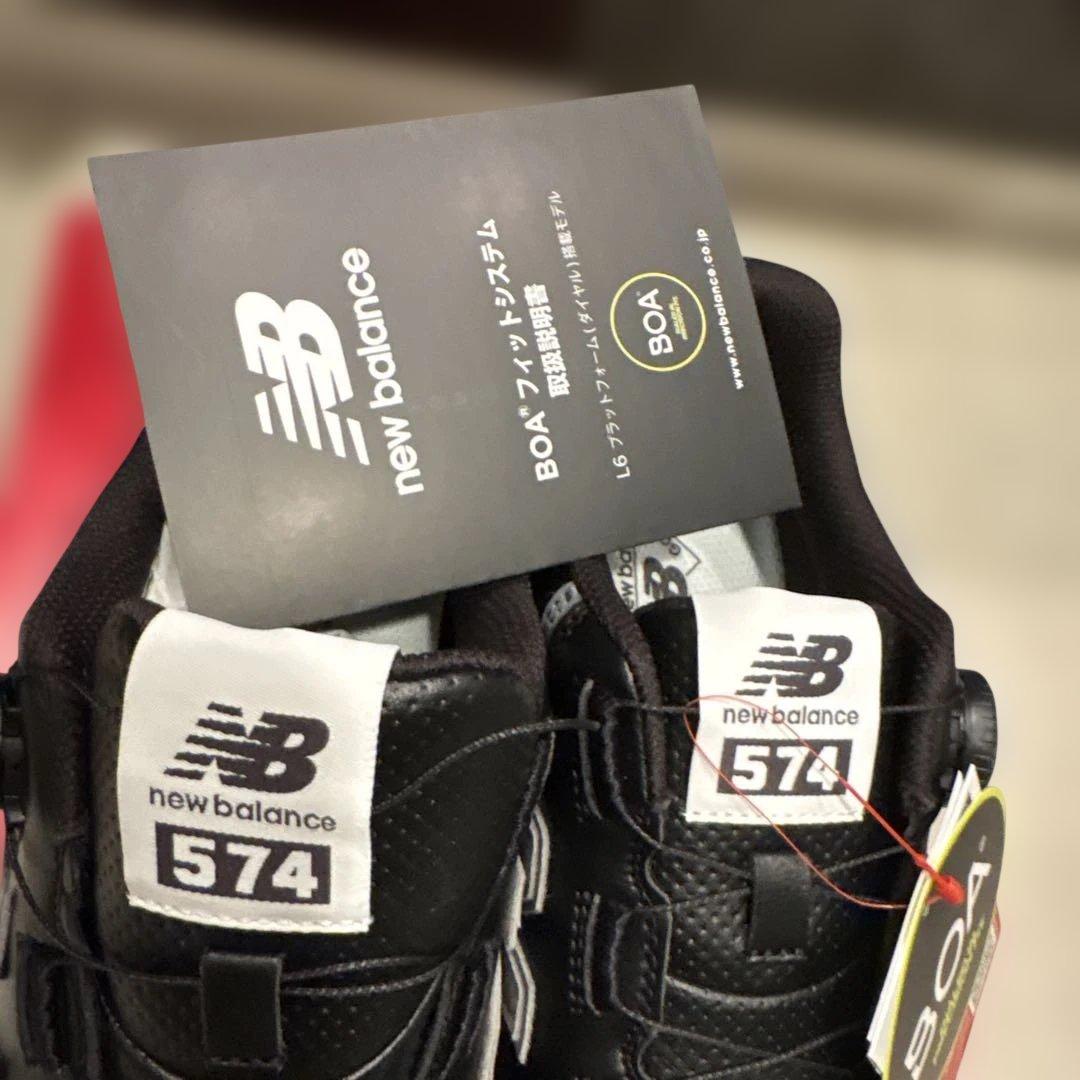 未使用タグ付きnew balance 574 ゴルフシューズ 26.0cm