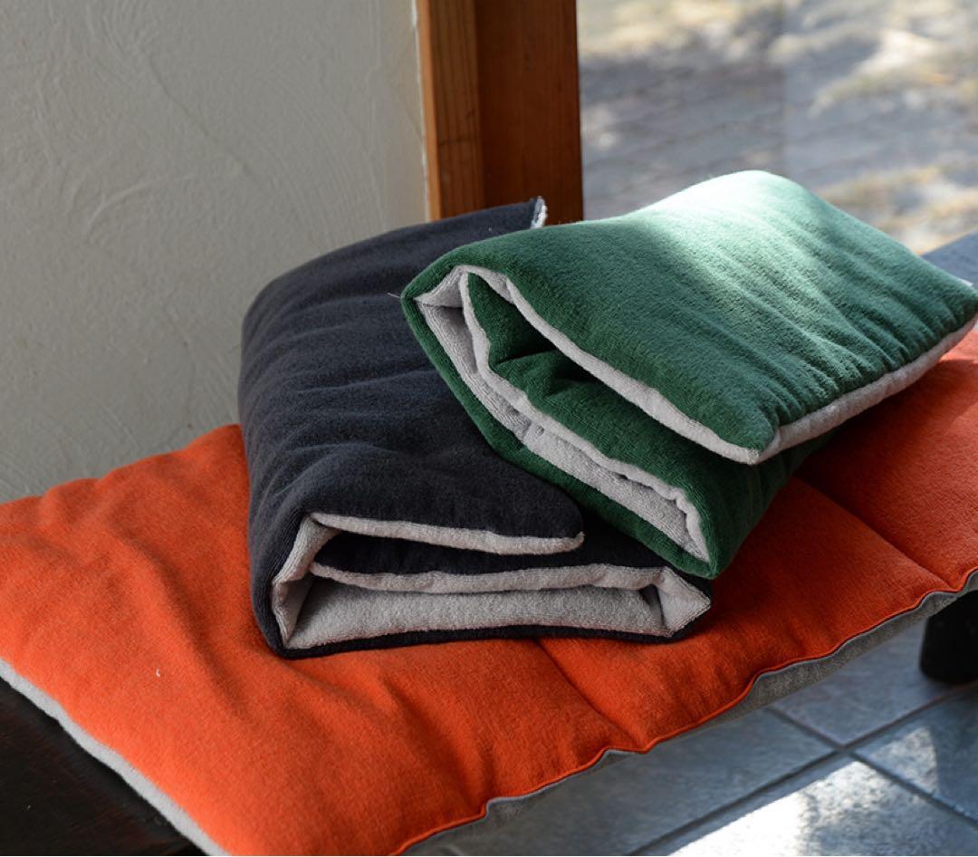 ねむねむ タオルピロー グリーン 小型