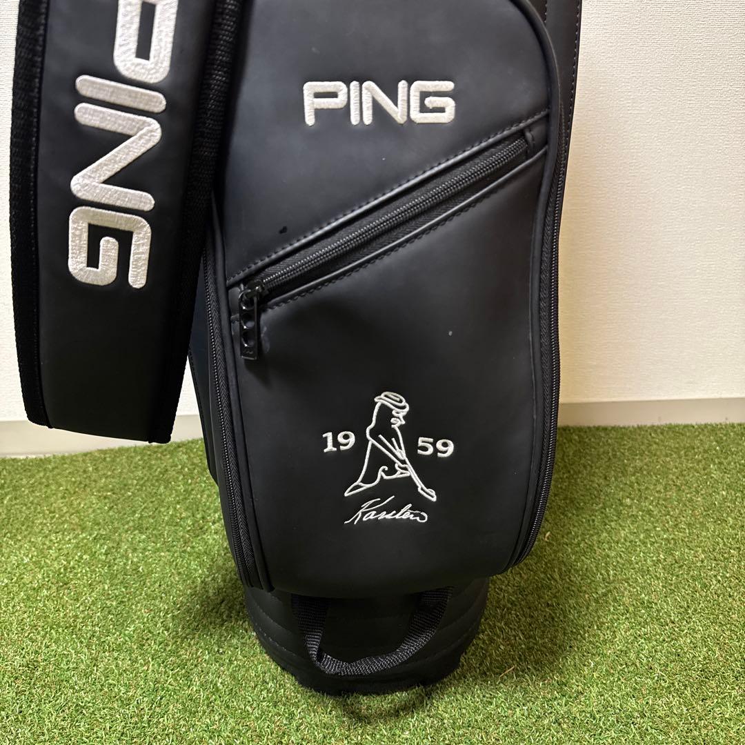 PING ピン 2024年モデル KARSTEN キャディバッグ 9型 ブラック