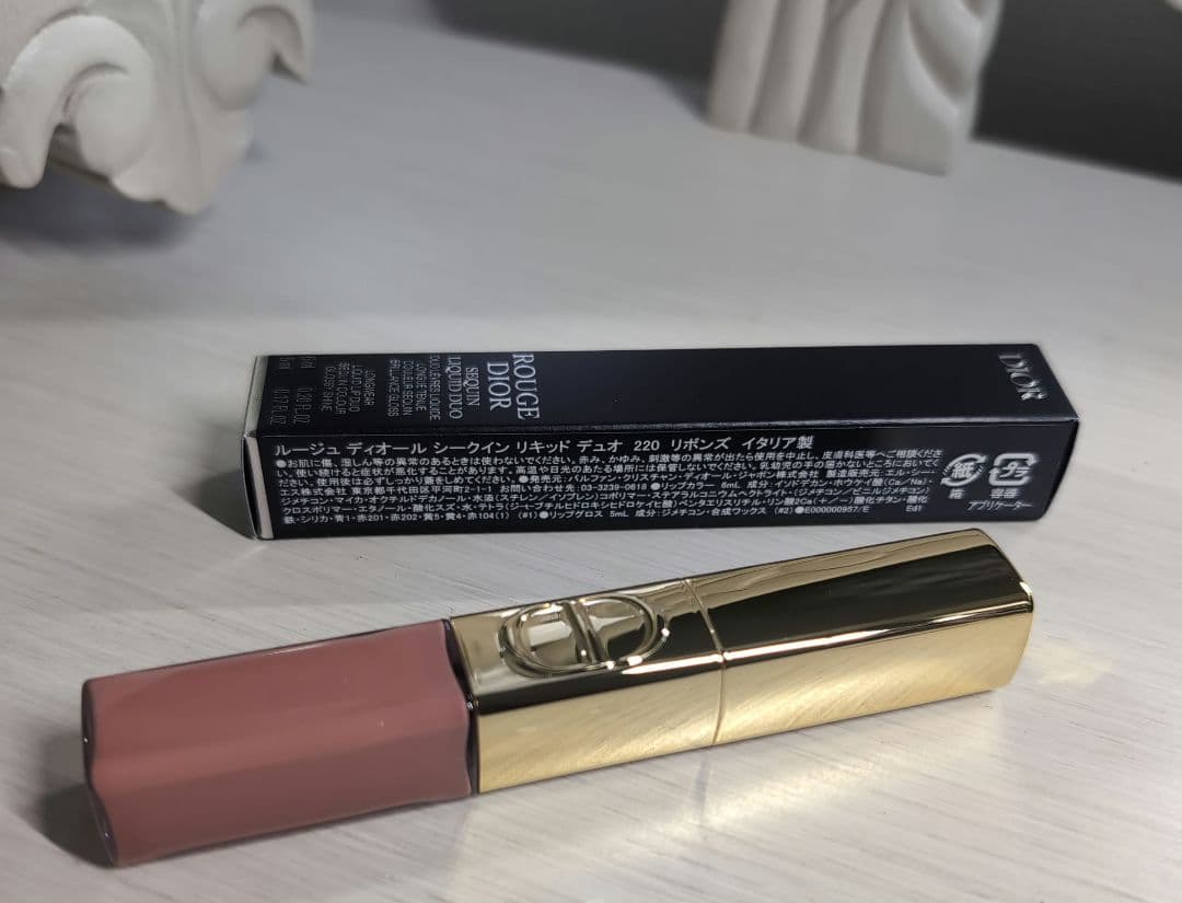 ルージュディオールシークインリキッドデュオ220 リボンズ　ホリデー2025
