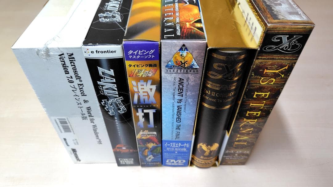 【イース】Ys ETERNAL、北斗の拳／ガンダム　タイピングマスターソフトなど