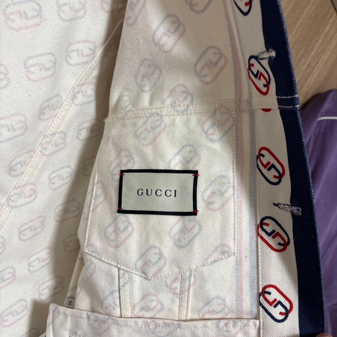 GUCCI インターロッキング　GG デニムジャケット　Gジャン　サイズ44