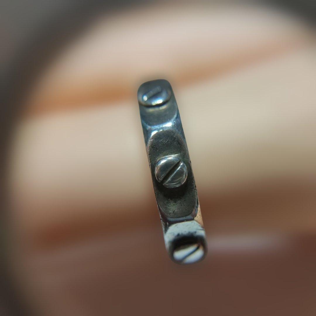 ジャンポールゴルチエ。SILVER925 。シルバー製リング、指輪。8号。①