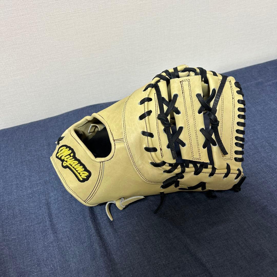 Miyama ベージュ ファーストミット野球　(^ ^)77(^ ^)