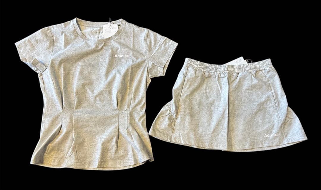 Admiral 上下セットアップ　L キルトプリント　ベージュ新品タグ付き