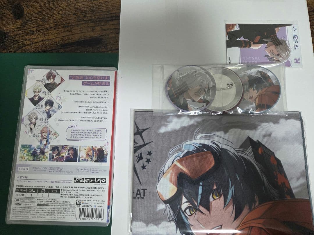 アンロジカル UN:LOGICAL Switchソフト アニメイト特典 缶バッジ