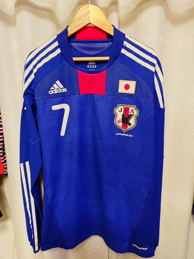【長袖】adidas 遠藤保仁 7番 日本代表 ユニフォーム Lサイズ