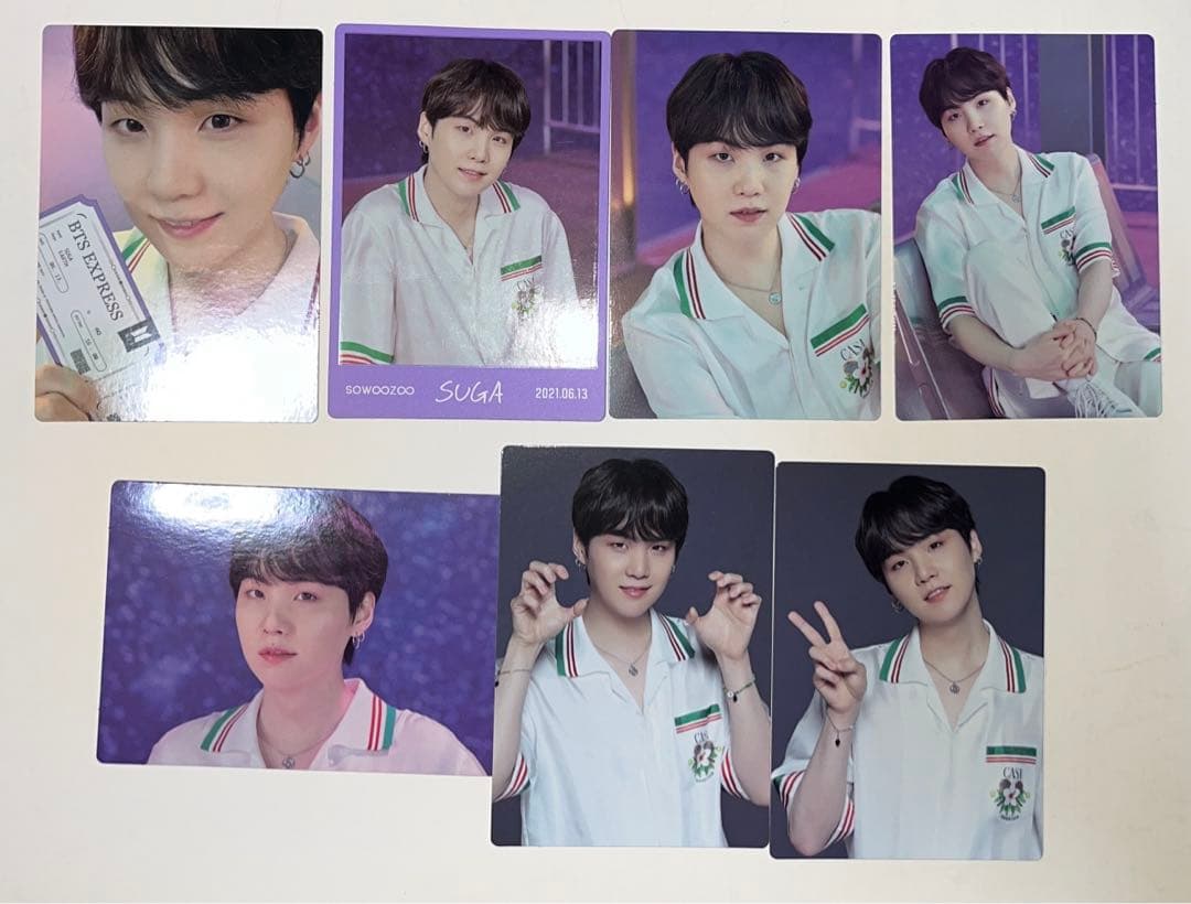 ソウジュ トレカ ユンギ シュガ SUGA アクスタ フラッグ