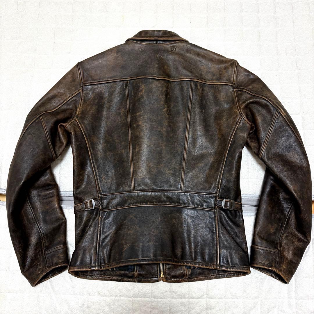 限定セール　RRL ダブルアールエル　ラルフローレン レザージャケット　革ジャン