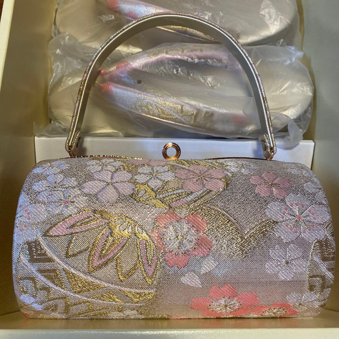 成人式　草履とバックのセット