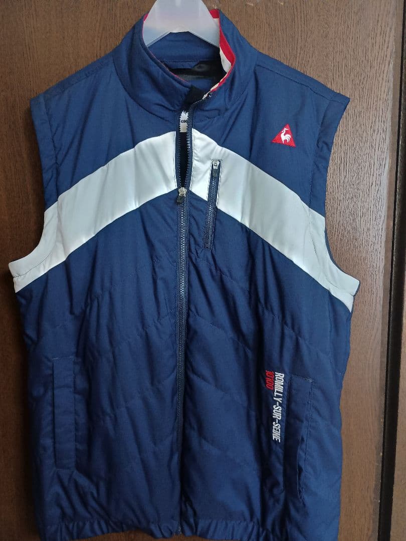 ネイビー ダウンジャケット メンズ　ルコック