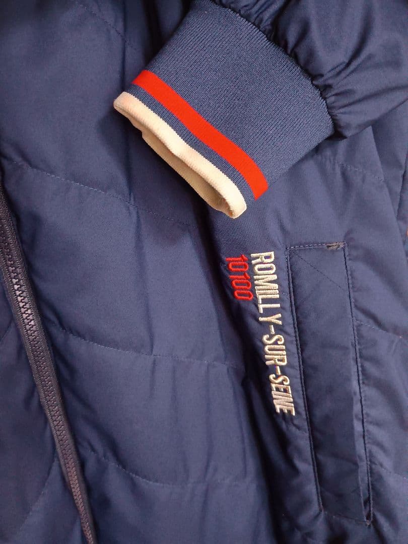 ネイビー ダウンジャケット メンズ　ルコック