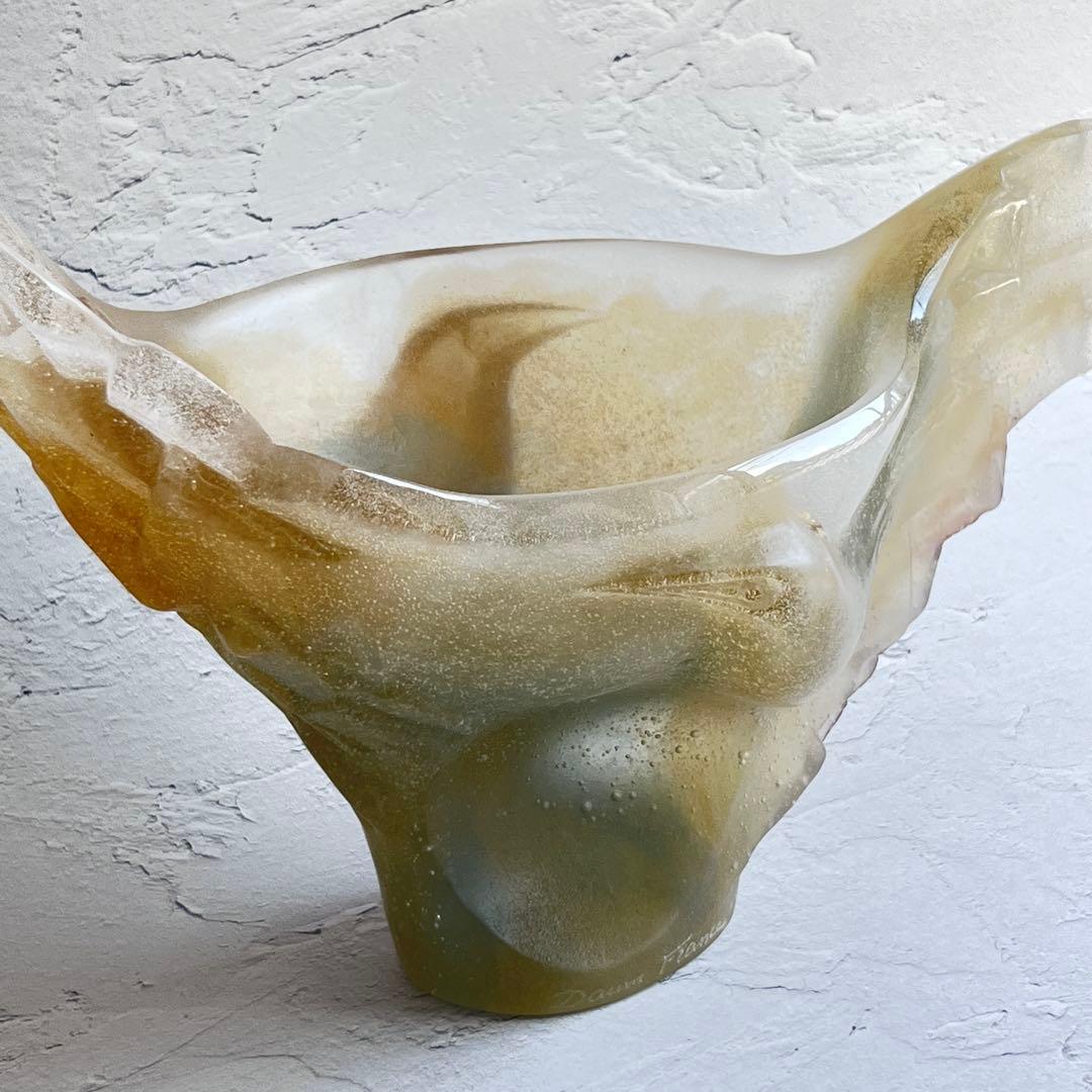 Daum France パートドヴェール ボウル ORPHEE 希少美術品